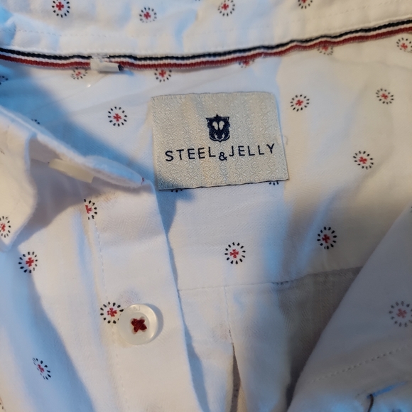 Steel & Jelly Men's XL Button-Down Summer Shirt - Picture 2 of 4